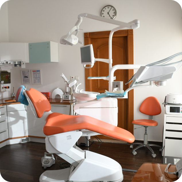 オレンジの椅子