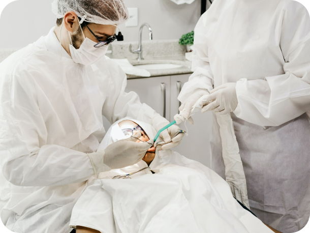 虫歯治療の写真